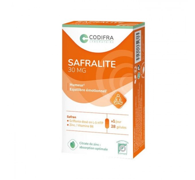 Капсулы эмоциональный баланс SAFRALITE CODIFRA 30 мг 28 капсул