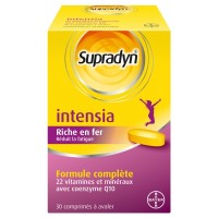 Витамины от усталости Supradyn Intensia Riche en fer 30 таблеток 
