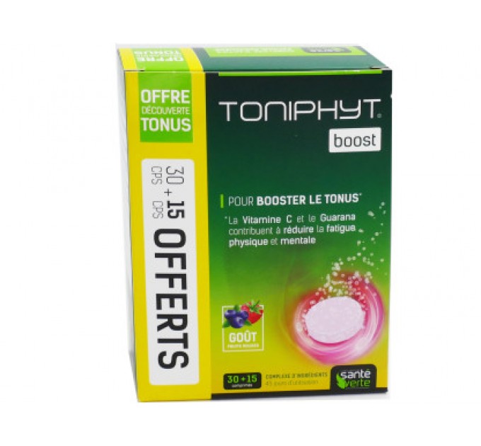 Витамины для восполнения энергии SANTE VERTE TONIPHYT BOOST 30+15 таблеток