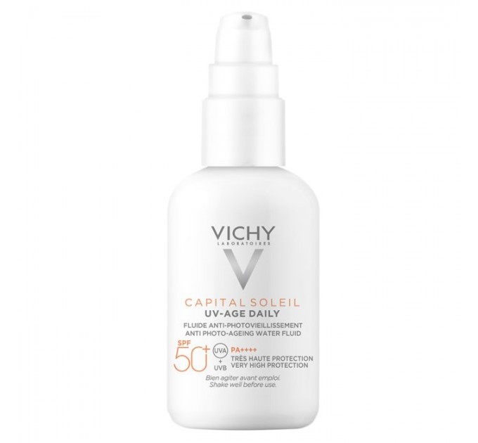Флюид против фотостарения Fluide Uv Age Daily Spf 50+ Capital Soleil Vichy 40 мл
