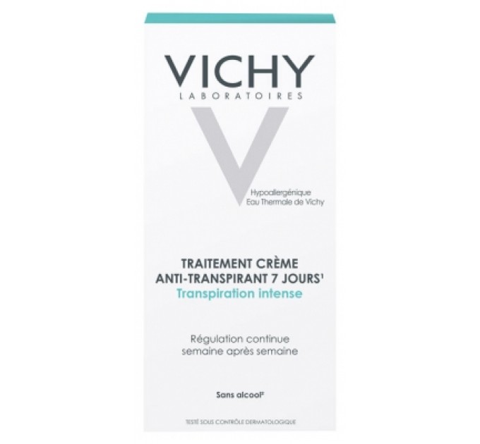 Крем антиперспирант "Защита 7 дней" Vichy 7 Days Anti-Perspirant Treatment 30 мл